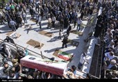 تشییع پیکر شهید سید مهدی موسوی در خرم‌آباد