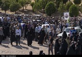 تشییع پیکر شهید سید مهدی موسوی در خرم‌آباد