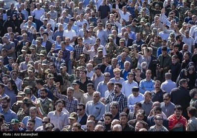 تشییع پیکر شهید سید مهدی موسوی در خرم‌آباد