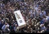 تشییع پیکر شهید سید مهدی موسوی در خرم‌آباد