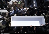 تشییع پیکر شهید سید مهدی موسوی در خرم‌آباد