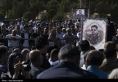 تشییع پیکر شهید سید مهدی موسوی در خرم‌آباد