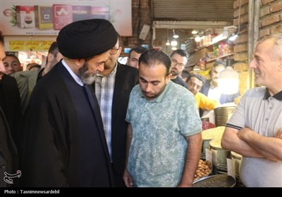 حضور آیت‌الله دربازار اردبیل به روایت تصویر