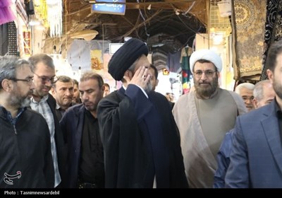 حضور آیت‌الله دربازار اردبیل به روایت تصویر