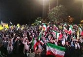 تجمع مردمی در میدان فلسطین تهران در محکومیت یاوه گویی ترامپ