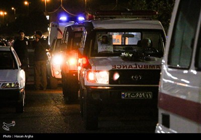 مراسم وداع باپیکر شهدای پدافند استان زنجان