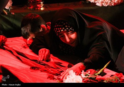 مراسم وداع باپیکر شهدای پدافند استان زنجان