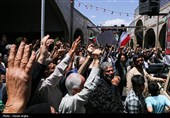 تشییع پیکر شهدای حملات رژیم صهیونیستی به زنجان