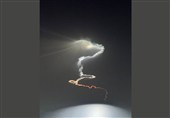 Iranian Missiles Fired at Israeli Targets, Spooky Contrails Seen in Sky
