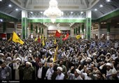 اجتماع &quot;فدائیان ولایت مدافعان وطن&quot; در حرم حضرت معصومه(س)
