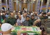 وداع مردم یزد با پیکر دانشمند هسته‌ای شهید مطلبی‌زاده