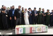 تشییع پیکر مطهر شهید مطلبی‌زاده در یزد