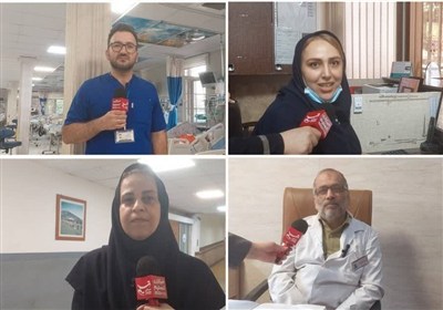 پای کار پرستاران گیلان برای ایران