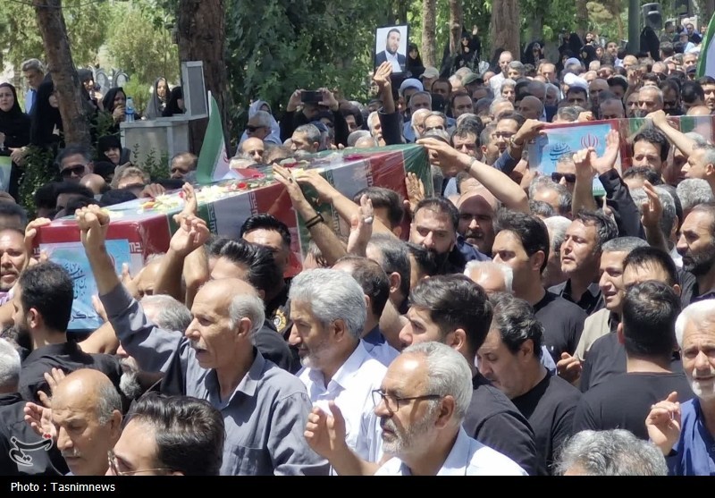 تشییع پیکرهای مطهر 3 شهید در اسلامشهر