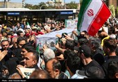 مراسم تشییع پیکر شهدای حمله تروریستی رژیم صهیونیستی - قزوین