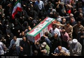 مراسم تشییع پیکر شهدای حمله تروریستی رژیم صهیونیستی - قزوین