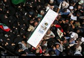 مراسم تشییع پیکر شهدای حمله تروریستی رژیم صهیونیستی - قزوین
