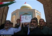 مراسم تشییع پیکر شهدای حمله تروریستی رژیم صهیونیستی - قزوین