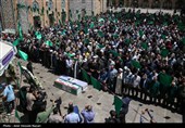 مراسم تشییع پیکر شهدای حمله تروریستی رژیم صهیونیستی - قزوین