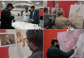 هنرمندان میهندوست مشهدی در نگارخانه رضوان گرد هم آمدند