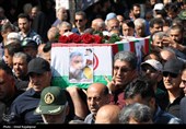 مراسم تشییع و خاکسپاری پیکر شهید مجتبی محمدحسینی در رودسر گیلان