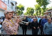 مراسم تشییع و خاکسپاری پیکر شهید مجتبی محمدحسینی در رودسر گیلان