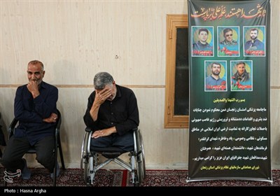 مراسم بزرگداشت شهدای حملات رژیم صهیونیستی - زنجان