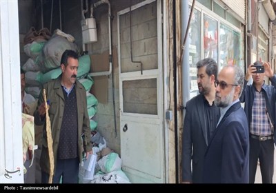 بازدید میدانی دادستان اردبیل از بازار اردبیل