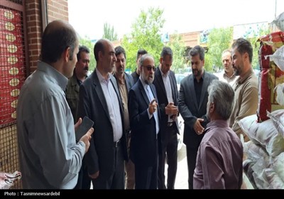 بازدید میدانی دادستان اردبیل از بازار اردبیل