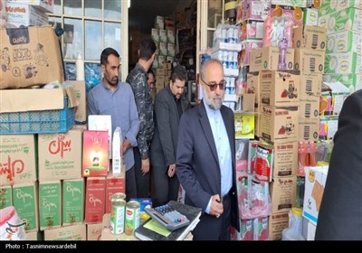 بازدید میدانی دادستان اردبیل از بازار اردبیل