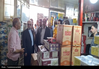 بازدید میدانی دادستان اردبیل از بازار اردبیل
