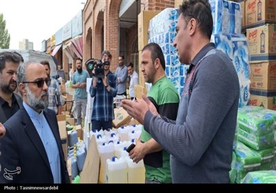 بازدید میدانی دادستان اردبیل از بازار اردبیل