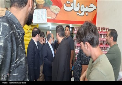بازدید میدانی دادستان اردبیل از بازار اردبیل