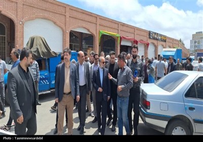 بازدید میدانی دادستان اردبیل از بازار اردبیل