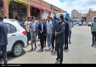 بازدید میدانی دادستان اردبیل از بازار اردبیل