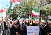 راهپیمایی باشکوه جمعه نصر و خشم در کاشان