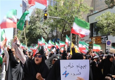 راهپیمایی باشکوه جمعه نصر و خشم در کاشان