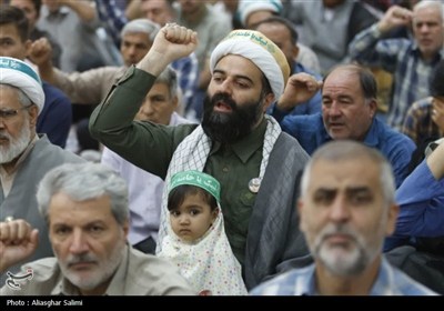 حضور خانوادگی مردم بجنورد در راهپیمایی جمعه خشم و نصر