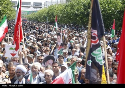 حضور خانوادگی مردم بجنورد در راهپیمایی جمعه خشم و نصر