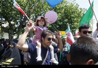 حضور خانوادگی مردم بجنورد در راهپیمایی جمعه خشم و نصر