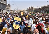 فتوکلیپ | حضور بیسابقه مردم زاهدان در نمازجمعه و راهپیمایی