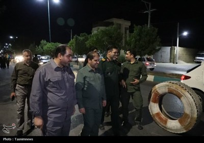 حضور مسئولان یزد در پایگاه‌ها و ایست‌های بازرسی