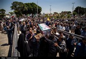 تشییع 3 شهید قزوین در حملات وحشیانه رژیم صهیونیستی