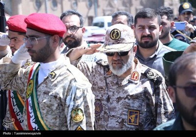 تشییع 3 شهید قزوین در حملات وحشیانه رژیم صهیونیستی