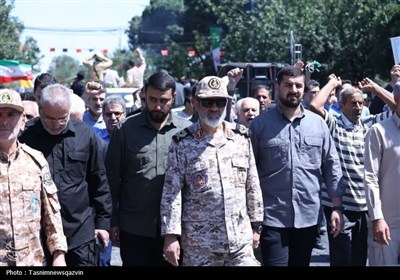 تشییع 3 شهید قزوین در حملات وحشیانه رژیم صهیونیستی