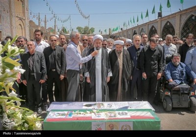 تشییع 3 شهید قزوین در حملات وحشیانه رژیم صهیونیستی