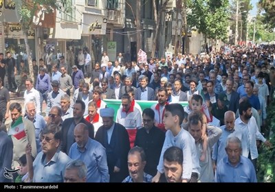 خروش بی‌نظیر و بی سابقه مردم شهیدپرور اردبیل در راهپیمایی «جمعه خشم»