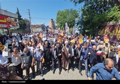 خروش بی‌نظیر و بی سابقه مردم شهیدپرور اردبیل در راهپیمایی &#171;جمعه خشم