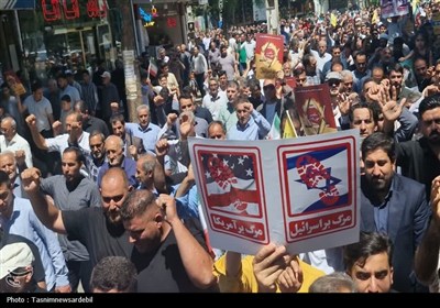 خروش بی‌نظیر و بی سابقه مردم شهیدپرور اردبیل در راهپیمایی &#171;جمعه خشم