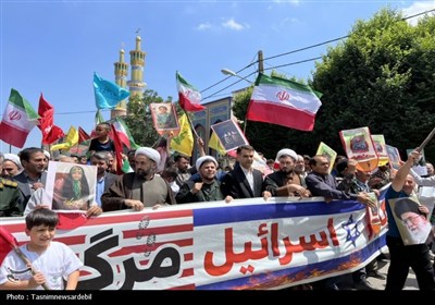 خروش بی‌نظیر و بی سابقه مردم شهیدپرور اردبیل در راهپیمایی &#171;جمعه خشم